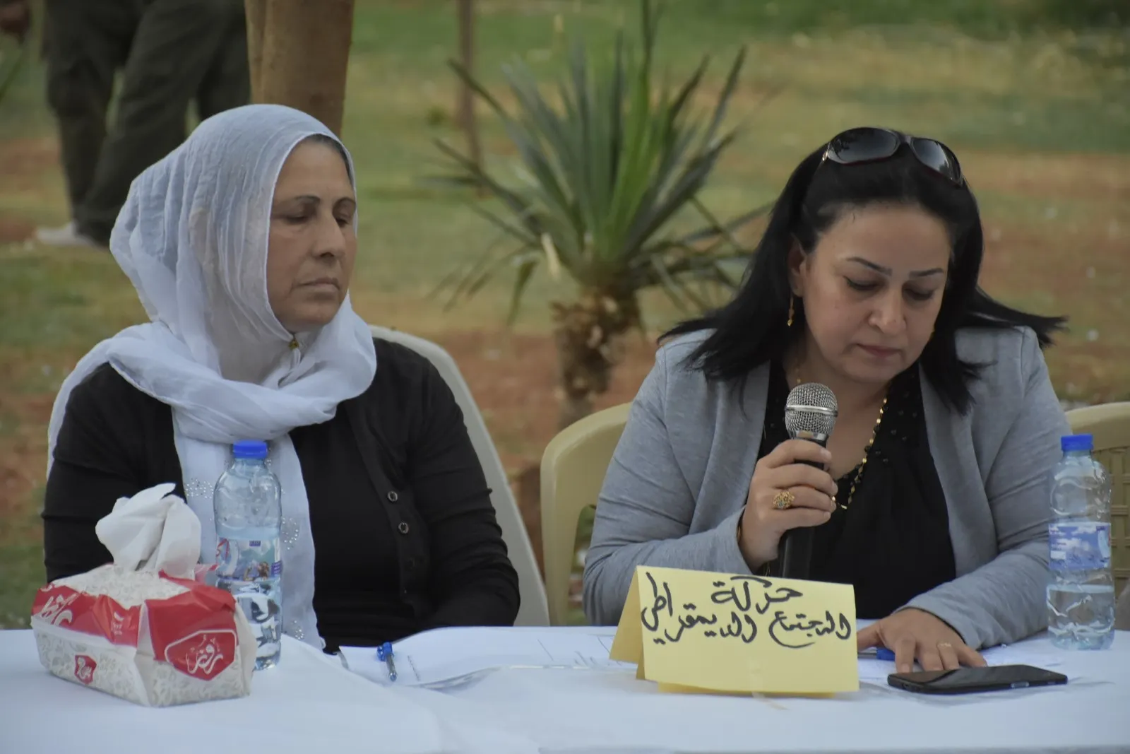 ندوة حواريّة بعنوان "صوت المرأة ثورة وليس عورة"
