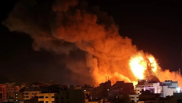 ​​​​​​​غارات إسرائيلية على غزة عقب إطلاق قذائف من القطاع