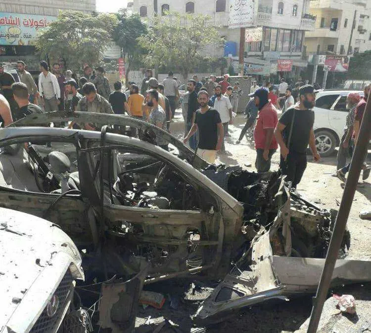  انفجار وسط مدينة عفرين المحتلة