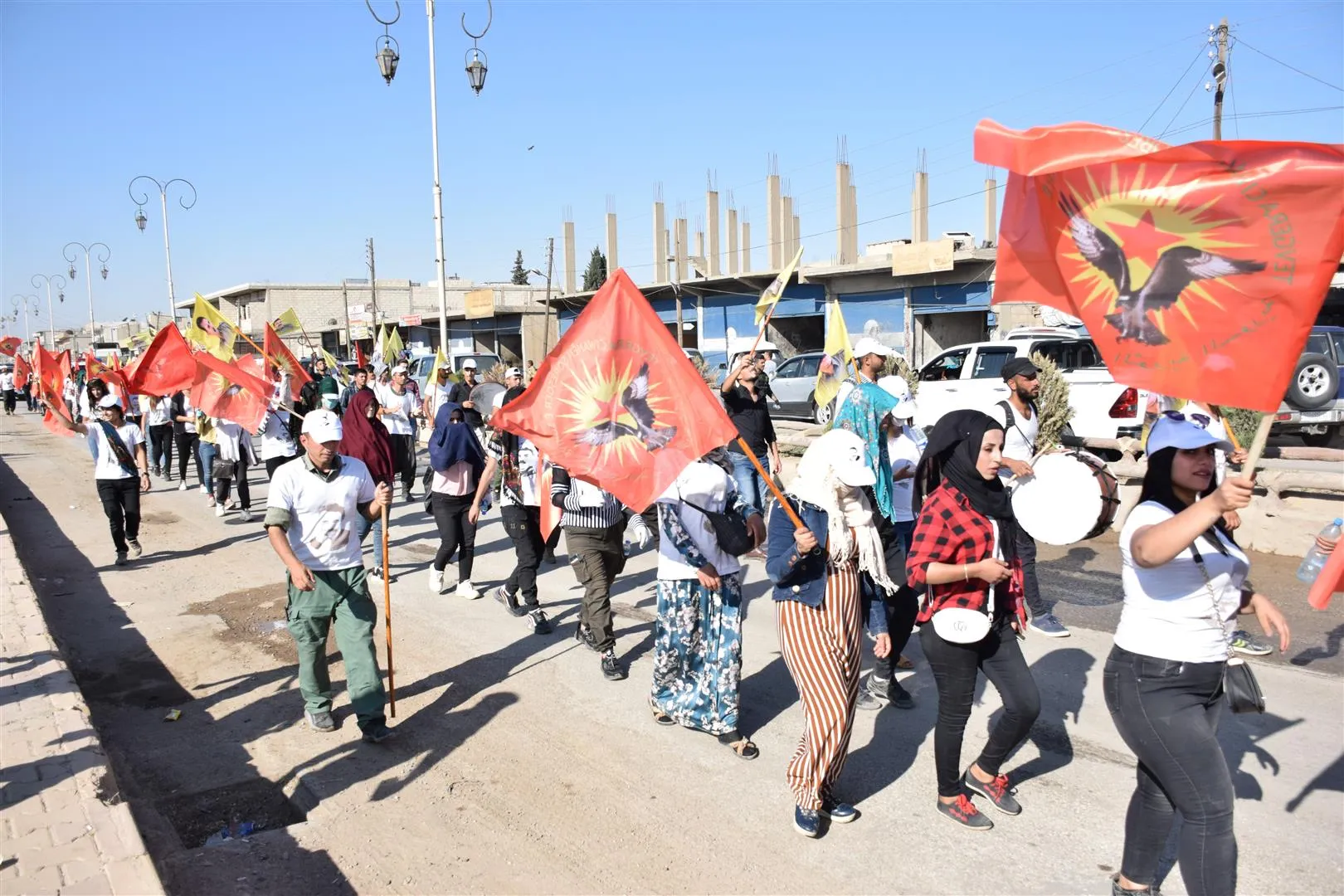 ​​​​​​​الشبيبة توجهوا إلى ديرك وسيقطعون 23 كم اليوم
