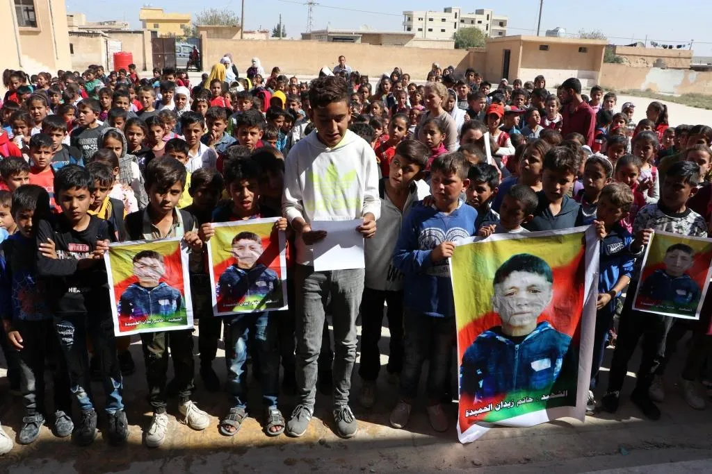 ​​​​​​​تلاميذ كري سبي ينددون بمقتل زميلهم حاتم زيدان