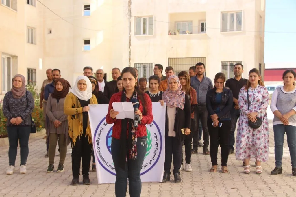 منظمة حقوق الانسان في إقليم الفرات تدين الغزو التركي لكري سبي وسري كانيه