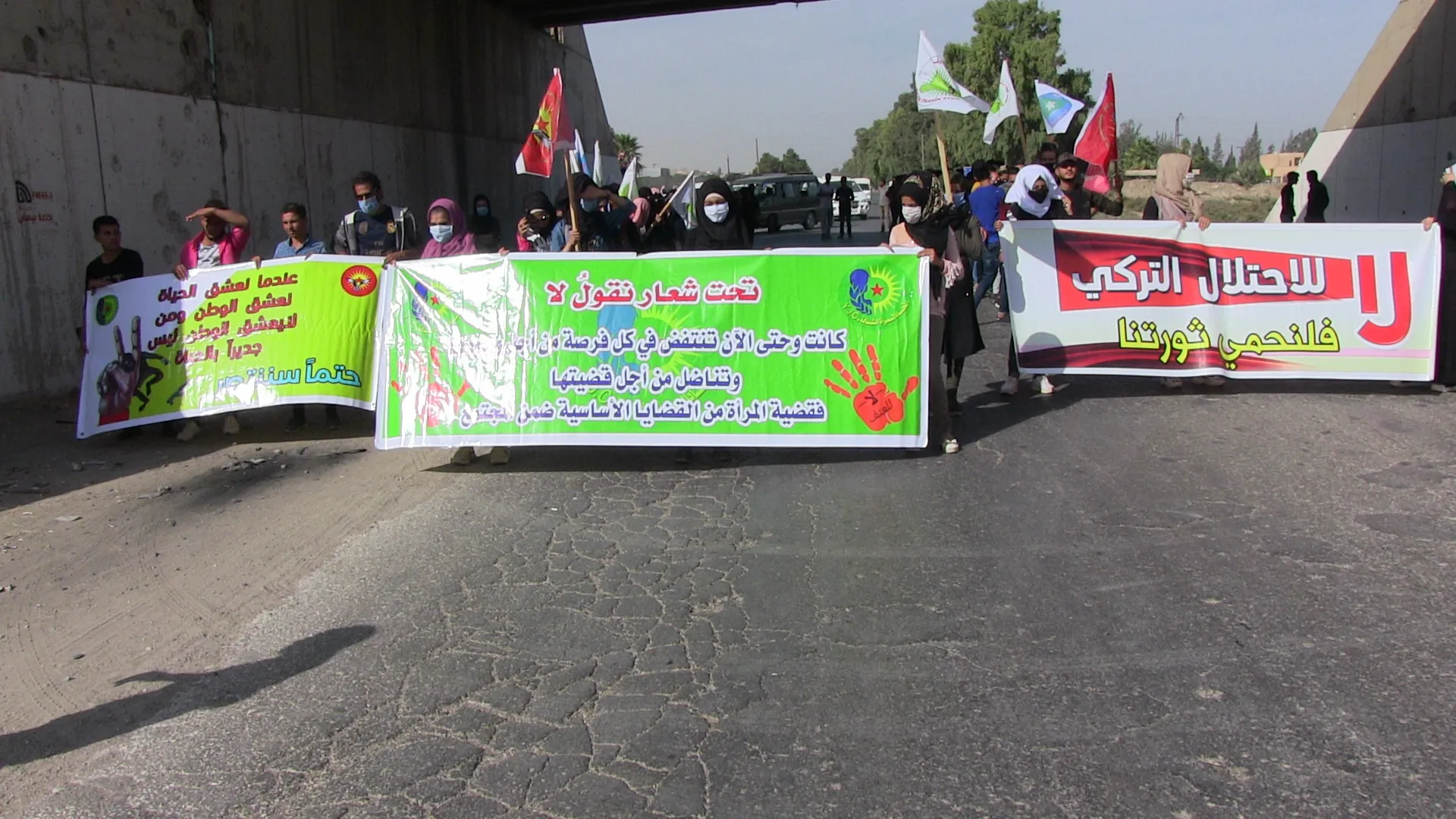 ​​​​​​​شبيبة الرقة والطبقة يحتفلون بذكرى تحرير المدينة من داعش