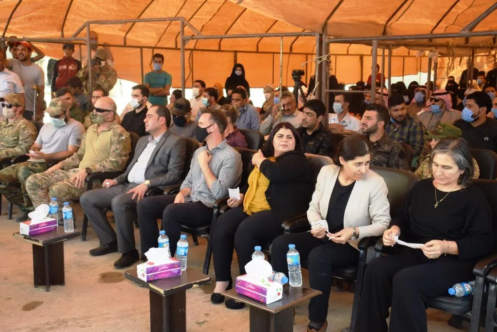 مجلس دير الزّور المدنيّ يضع حجر الأساس لإعادة تأهيل مشفى هجين