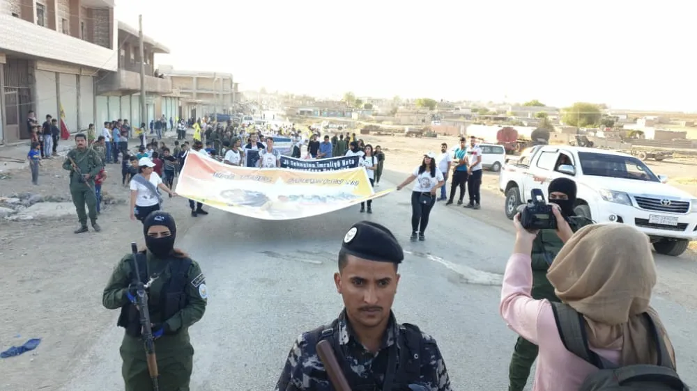 مسيرة الشّبيبة تصل إلى ناحية جل آغا