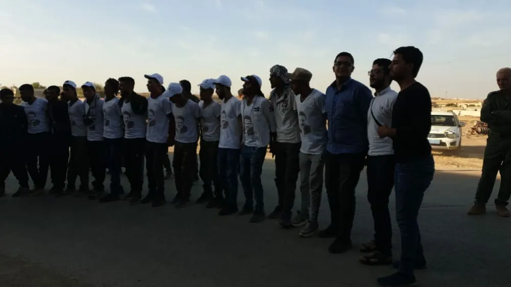 مسيرة الشّبيبة تصل إلى ناحية جل آغا