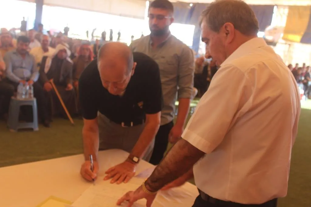 ​​​​​​​عقد صلح بين عائلتين في الدرباسيّة متخاصمتين منذ 90 عاماً