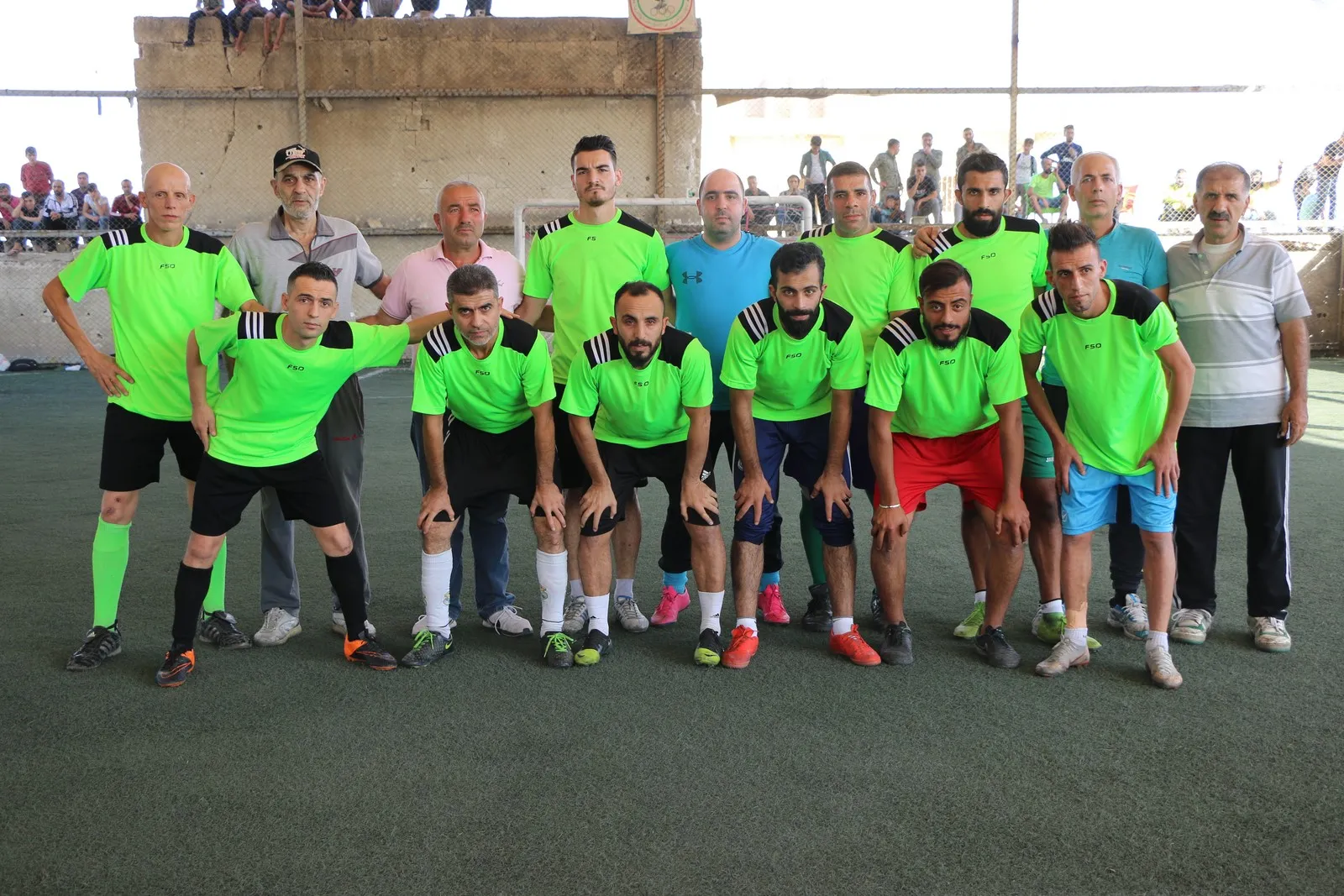 فريق "بلدية رجال" يتوج بطلاً لدوري كرة القدم في الشيخ مقصود بحلب