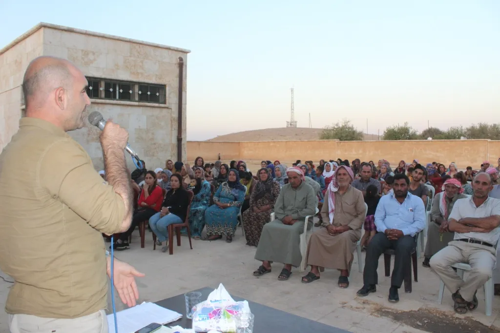 ​​​​​​​حزب الاتّحاد الدّيمقراطيّ يواصل عقد سلسلة اجتماعاته في مقاطعة كوباني