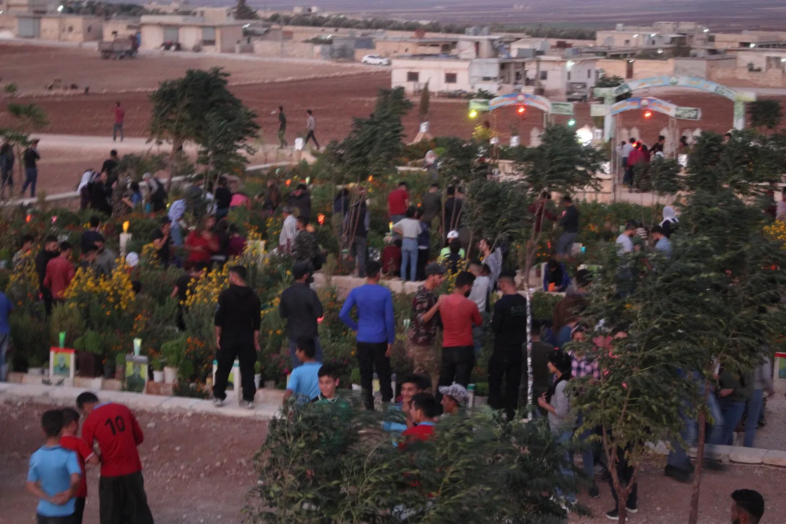 ​​​​​​​شبيبة عفرين يحيون ذكرى استشهاد ثلاثة من شهداء مقاومة الكرامة