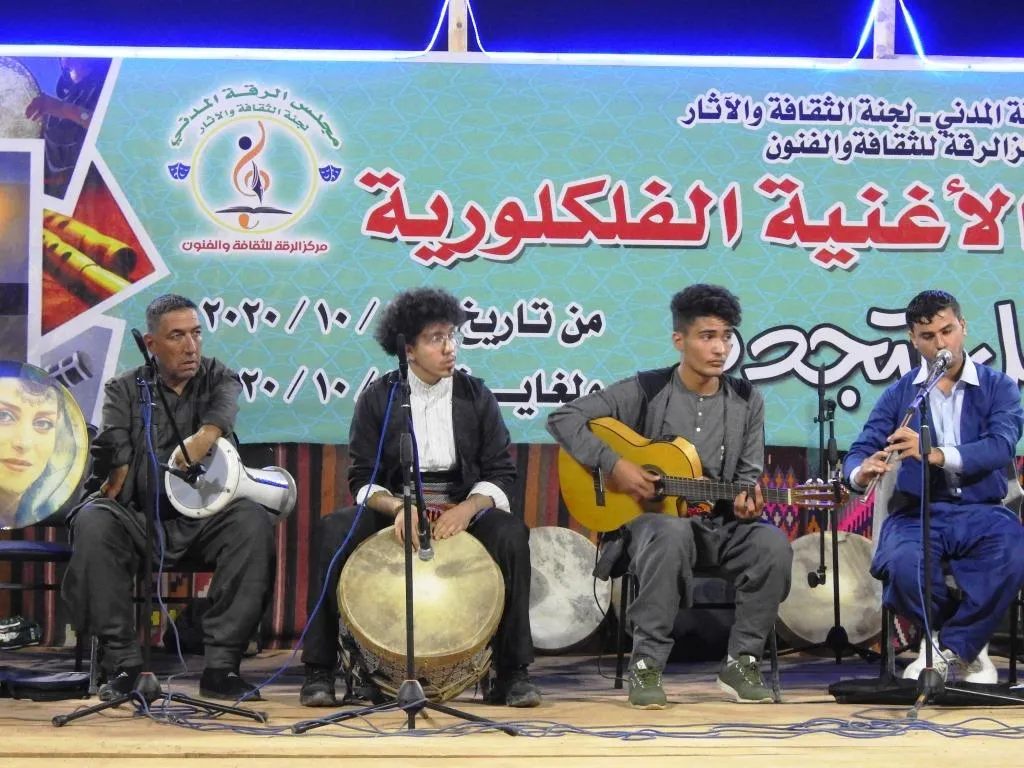 مهرجان الأغنية الفلكلورية ينطلق تحت شعار 'مدينة الرقة أمل يتجدد'