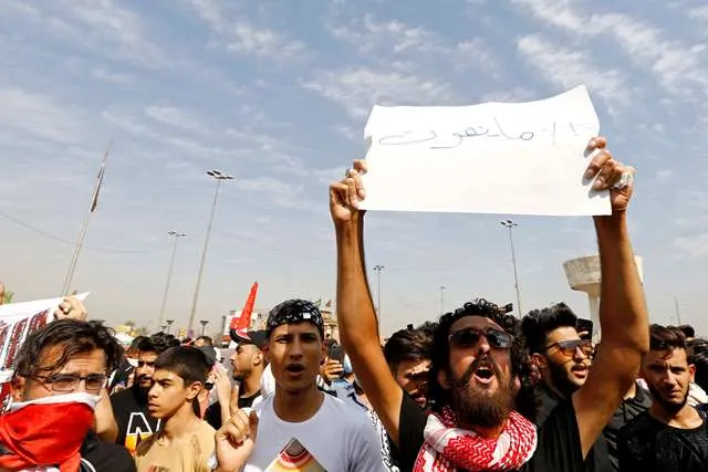 ​​​​​​​اشتباكات بين متظاهرين وقوات الأمن في بغداد
