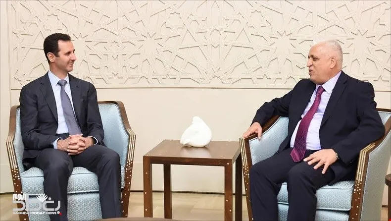 رئيس الحشد الشعبي في دمشق للقاء الأسد