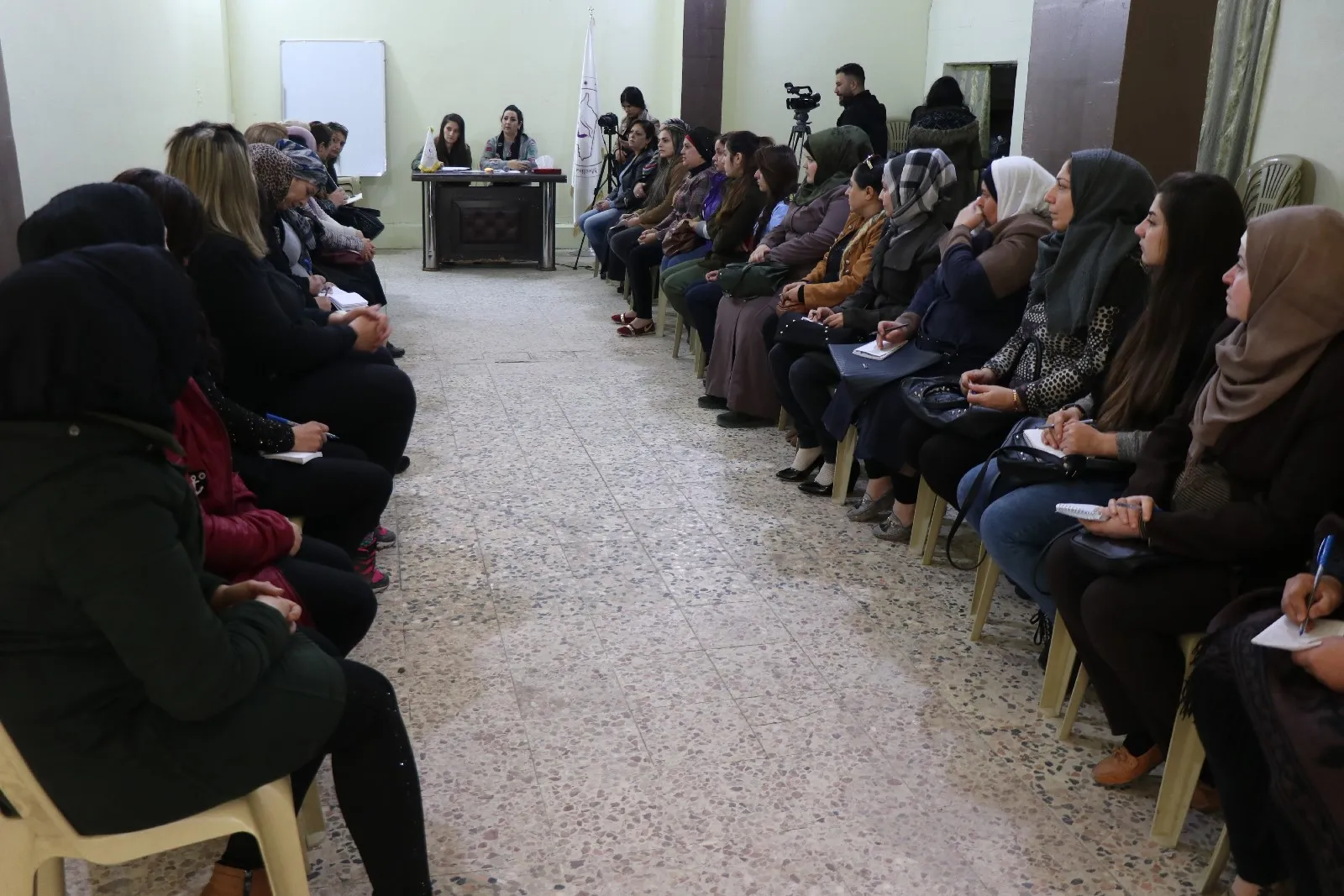 ورشة عمل بعنوان "جرائم العنف ضد المرأة" في حلب