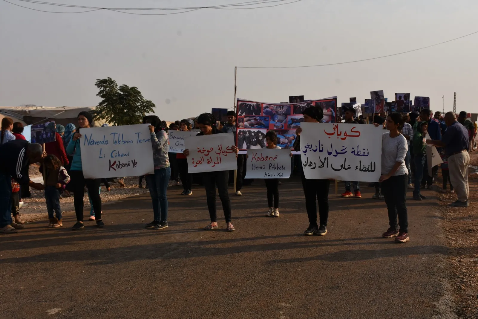 بمناسبة الأول من نوفمبر مهجّرو عفرين يحيون ذكرى مقاومة كوباني