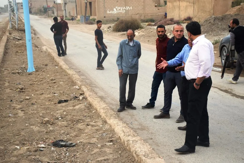 ​​​​​​​بهدف تبادل الخبرات وفد من الرقّة يزور مدينة هجين بريف دير الزّور
