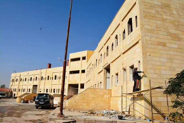 استمرار اعمال تأهيل مشفى الشدادي العام