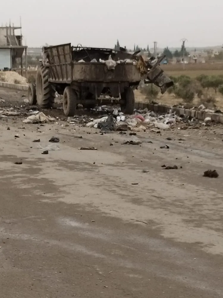 انفجار يستهدف عمال بلدية منبج