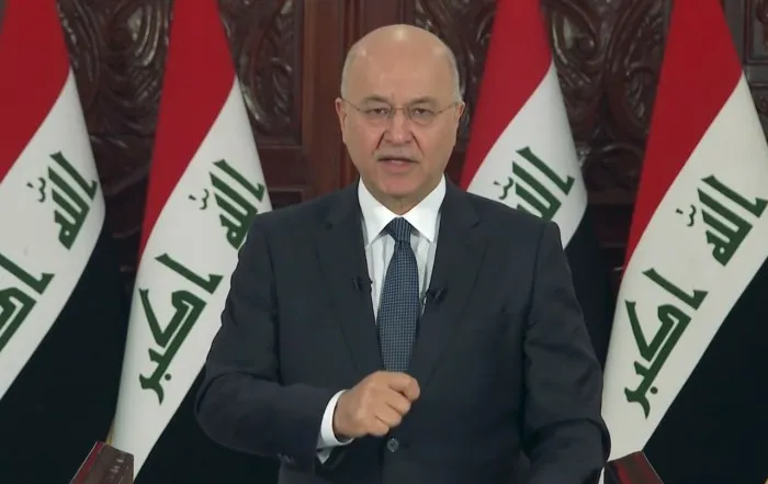 برهم صالح: التظاهر السلمي حق مكفول والعنف ليس حلًّا