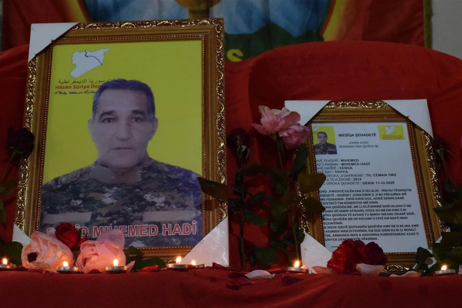 ​​​​​​​المئات من الأهالي يقدّمون واجب العزاء لذوي الشهيد محمد هادي