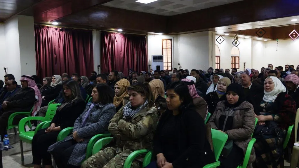 ​​​​​​​بحضور وفد من الإدارة الذاتية تعقد الإدارة المدنية في الطبقة اجتماعها السنوي