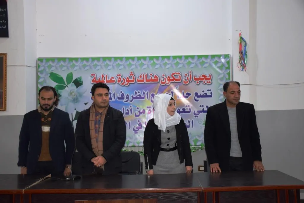​​​​​​​بلدية الشعب في الرقة تكرّم عددًا من الطلاب المتفوقين  