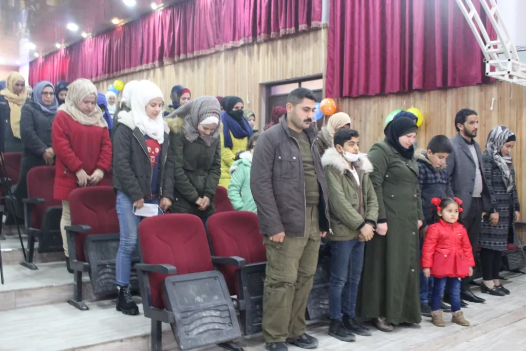 ​​​​​​​فعالية خاصة للأطفال في منبج بعنوان "وحدها الطفولة تقول ما تعنيه"