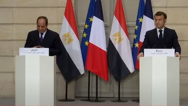 السيسي وماكرون يدعوان القوى السياسية اللبنانية إلى تشكيل حكومة