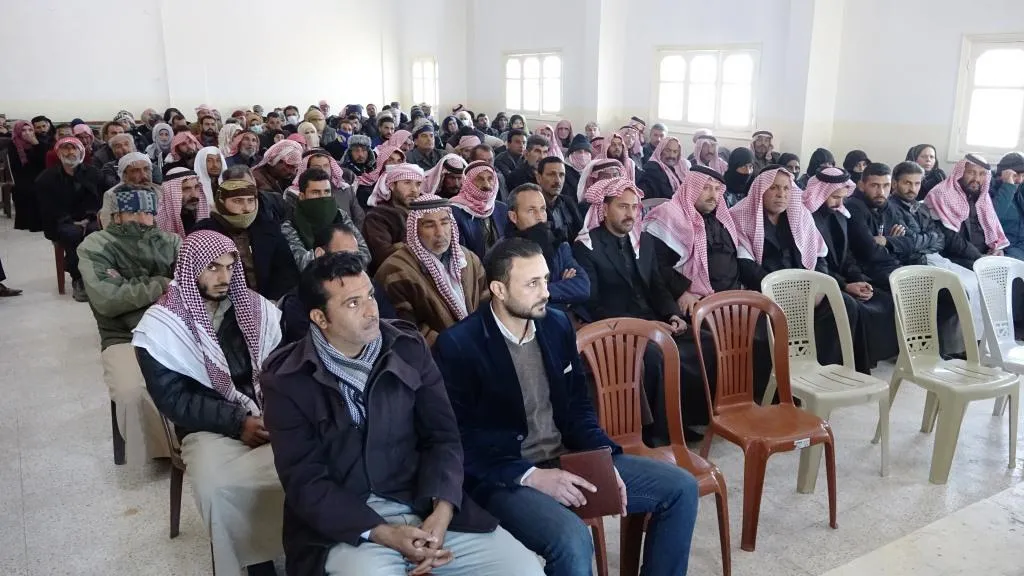 ​​​​​​​أهالي الرقة خلال بيان واجتماع: ثورتنا هي ثورة حقيقة نحو الديمقراطية