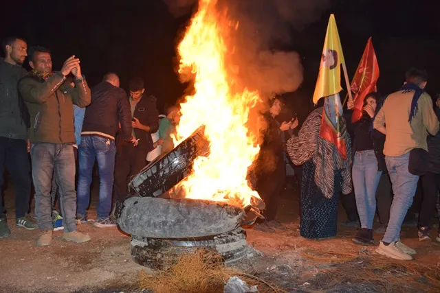 أهالي ناحية تربه سبيه يستقبلون مسيرة الشّبيبة الرّاجلة