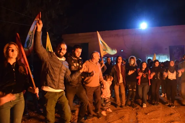 أهالي ناحية تربه سبيه يستقبلون مسيرة الشّبيبة الرّاجلة