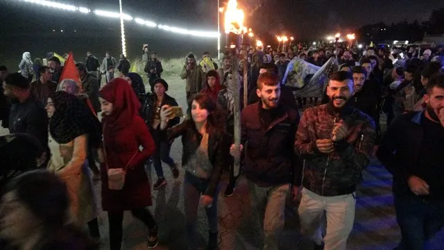 وصول مسيرة الشّبيبة الرّاجلة إلى ديرك بعد سبعة أيّام من المسير