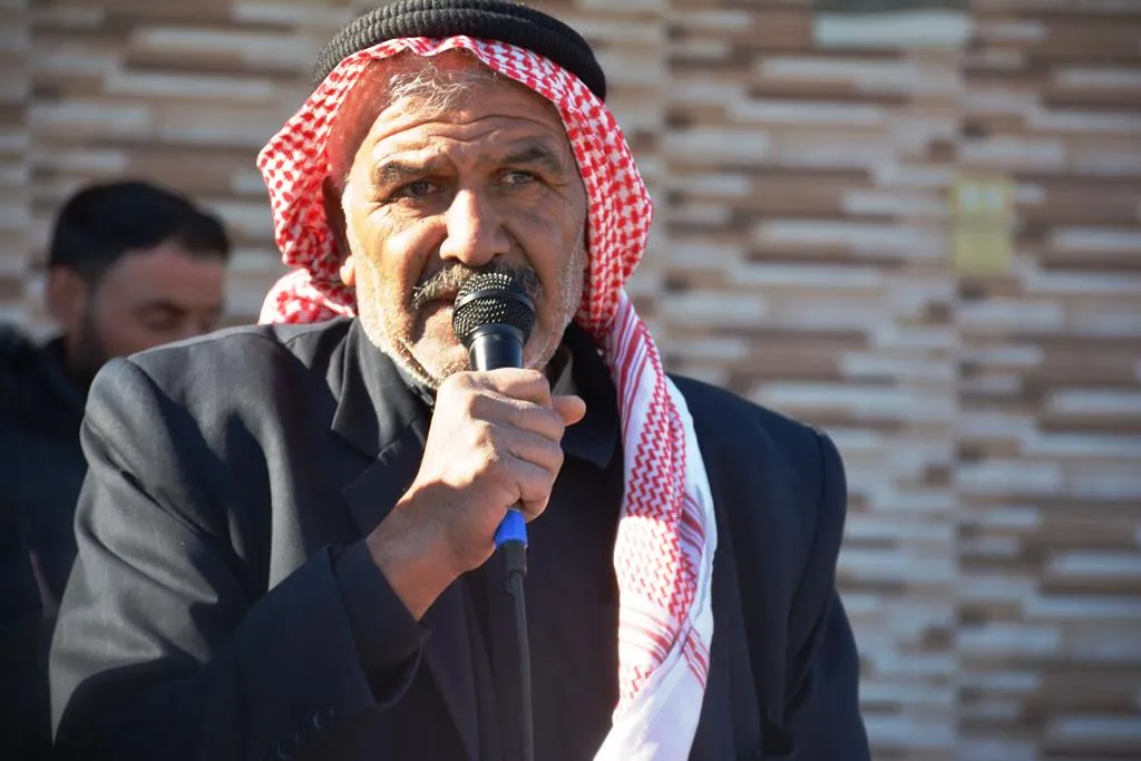 أهالي الشّداديّ يشيّعون جثمان الشّهيد أحمد الدّخيل