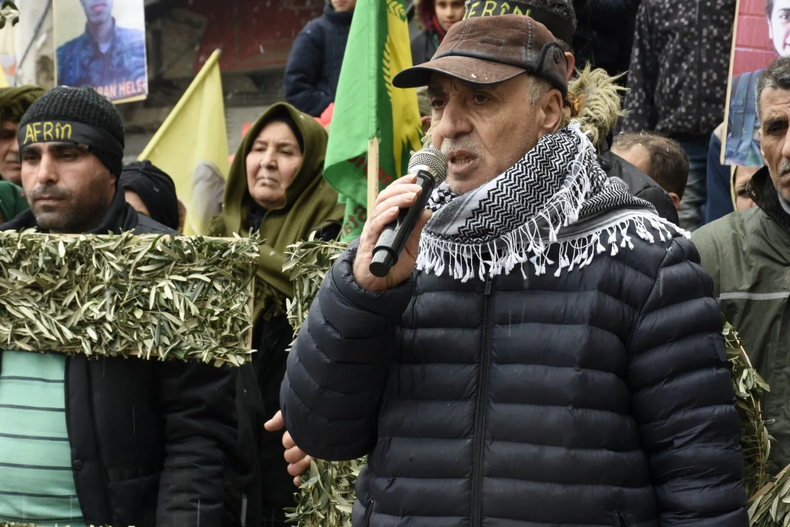 ​​​​​​​الآلاف في حلب يتظاهرون ضد الاحتلال التركي لعفرين ويقولون "حتمًا سنعود"