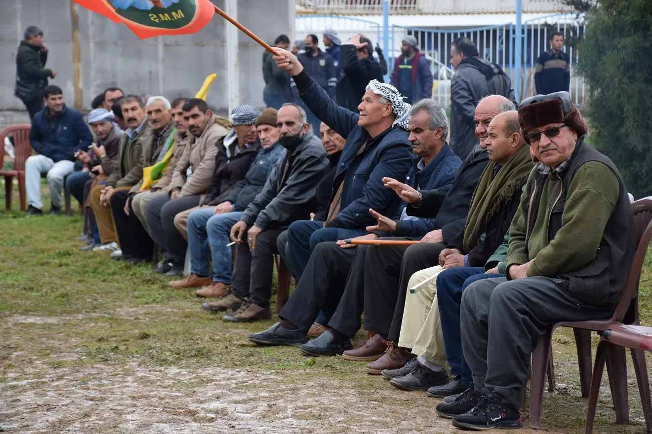 ​​​​​​​قامشلو.. خيمة التضامن مع مقاومة السجون تستمر في يومها السابع