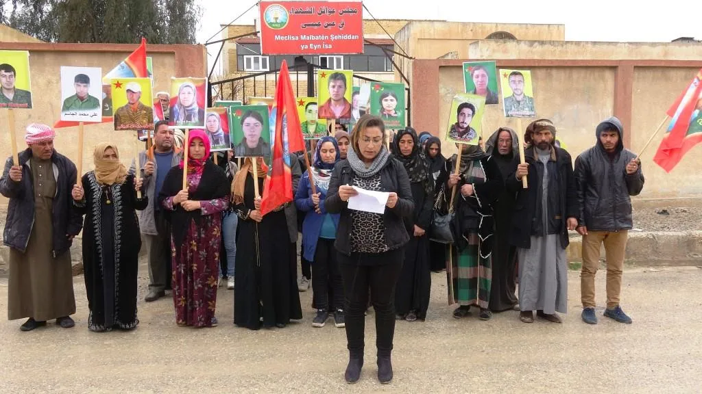​​​​​​​مجلس عوائل الشهداء في عين عيسى يندد بالهجمات التركية ويطالب بالتحرك لوقفها