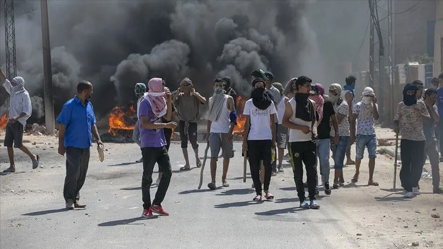 ​​​​​​​احتجاجات في شوارع العاصمة التونسية للمطالبة بإطلاق سراح الموقوفين