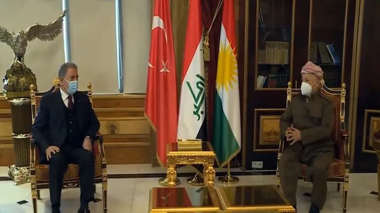​​​​​​​إعلام PDK: البرزاني وأكار بحثا الصداقة وإرساء الاستقرار وحسن الجوار!