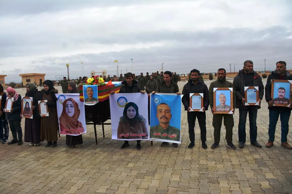 تشييع جثمان شهيد والإعلان عن سجل 11 آخرين في الشدادي