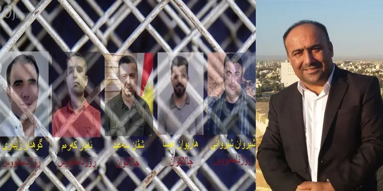 نشطاء يضربون عن الطعام في باشور احتجاجًا على سجن الصحفيين