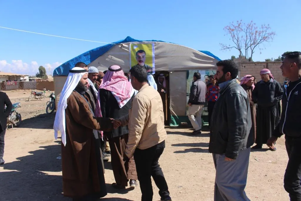 ​​​​​​​أهالي تل حميس يقدمون واجب العزاء لذوي الشهيدين مرعي العبد الله وثائر الدبو