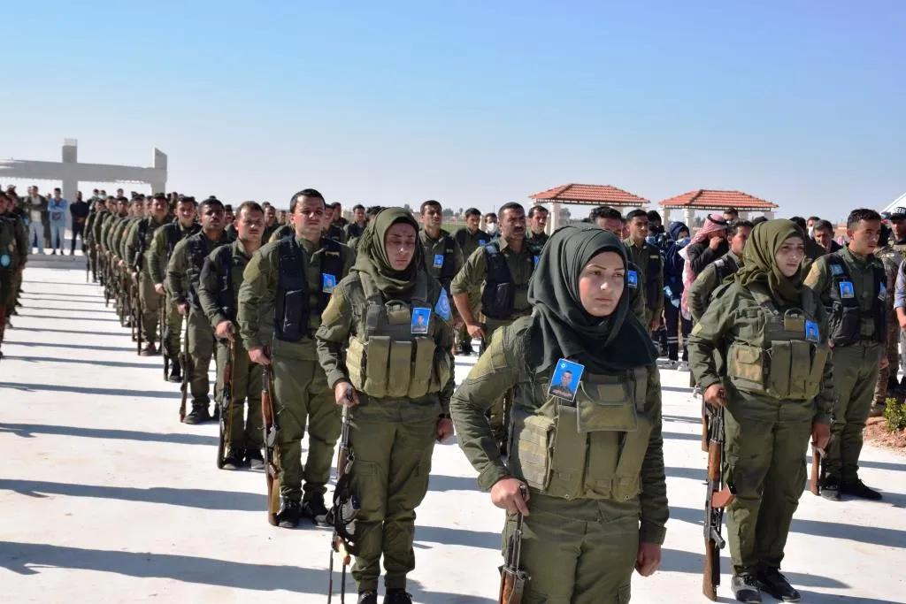 ​​​​​​​تشييع جثامين 4 شهداء من قوى الأمن الداخلي في الرقة