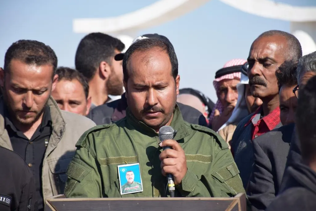 ​​​​​​​تشييع جثامين 4 شهداء من قوى الأمن الداخلي في الرقة