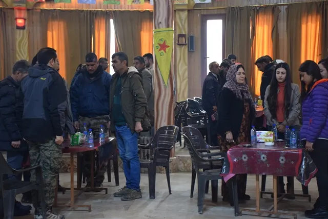 مجلس عوائل الشهداء يجتمع مع أسر الشهداء في عامودا
