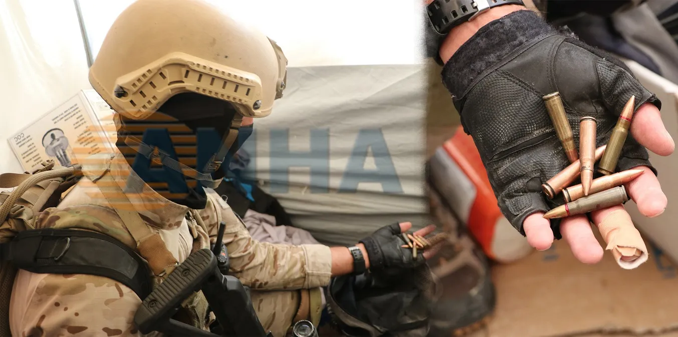 العثور على كمية من الرصاص والبحث جارٍ عن الأسلحة في مخيم الهول