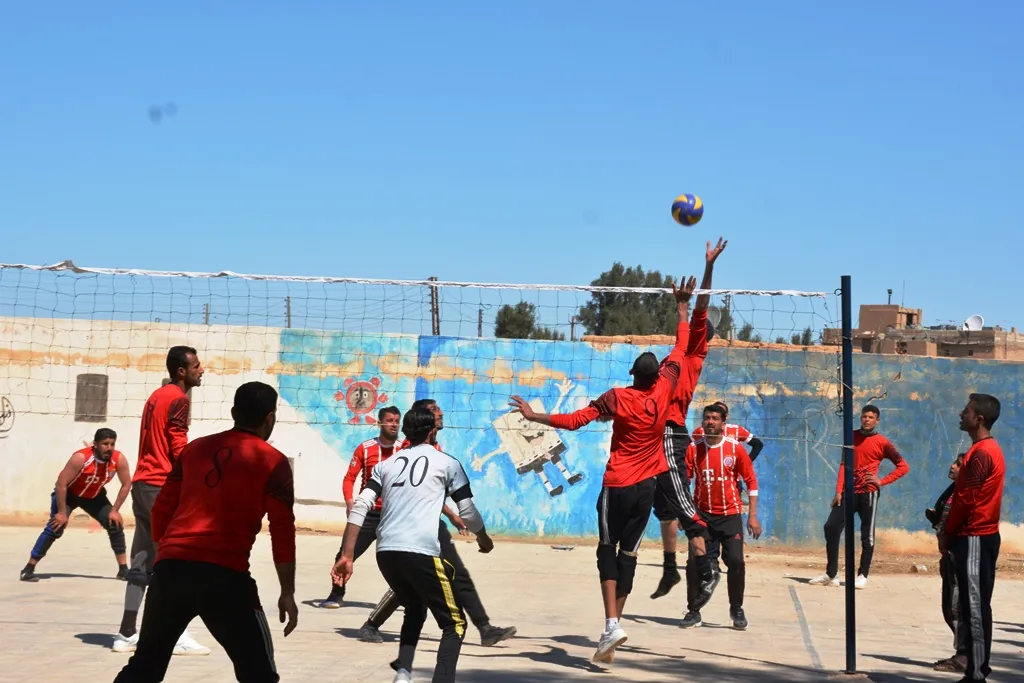 انطلاق منافسات الدوري السنوي لكرة الطائرة في الريف الجنوبي للحسكة