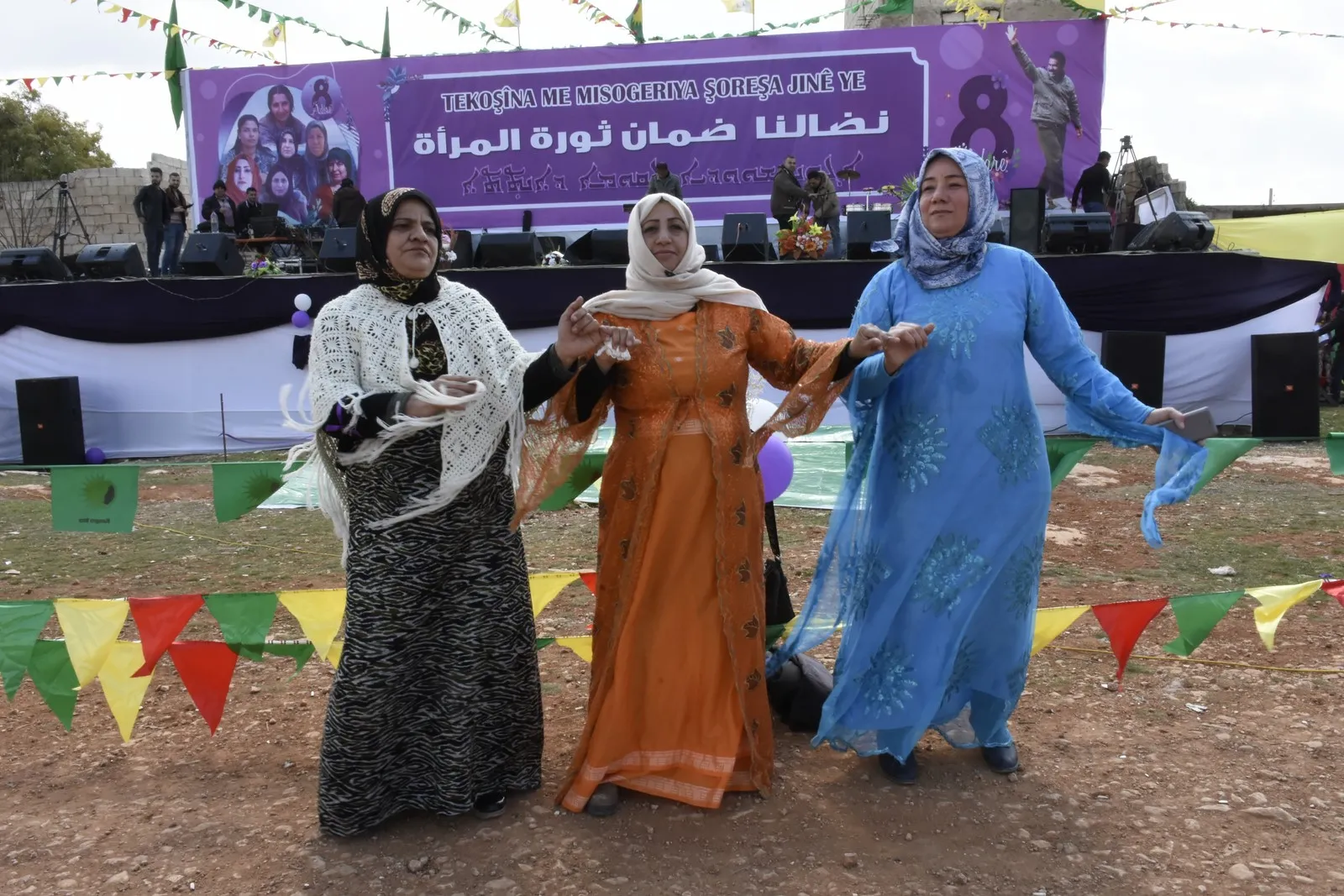 انطلاق فعاليات الاحتفال باليوم العالمي للمرأة في مناطق شمال وشرق سوريا