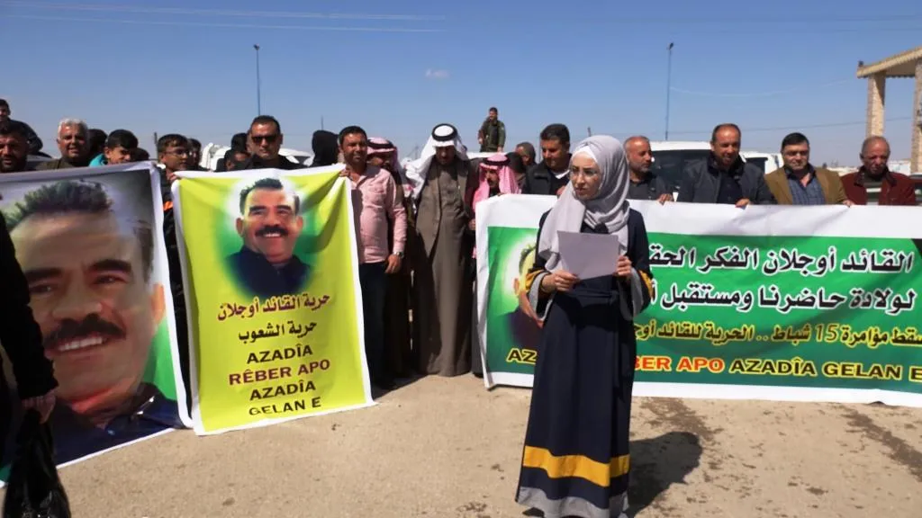 فعاليات شعبية في شمال وشرق سوريا تطالب بالكشف عن صحة القائد