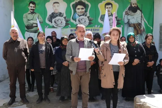 إيزيديو عفرين يعلونون تضامنهم مع الشنكاليين ضد المؤامرات   