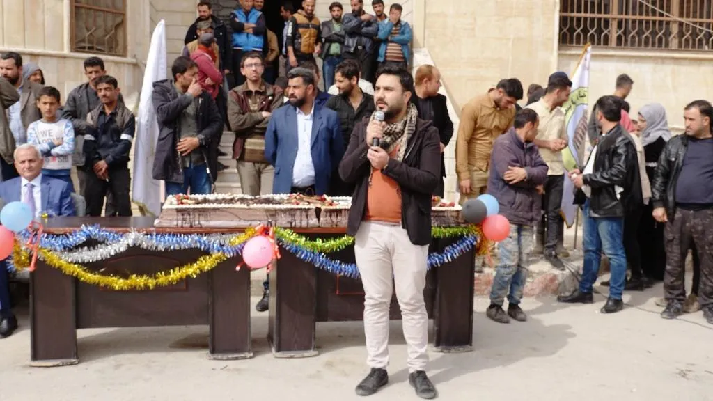 ​​​​​​​بلدية الشعب في الرقة تحتفل بالذكرى السنوية الثالثة لافتتاحها